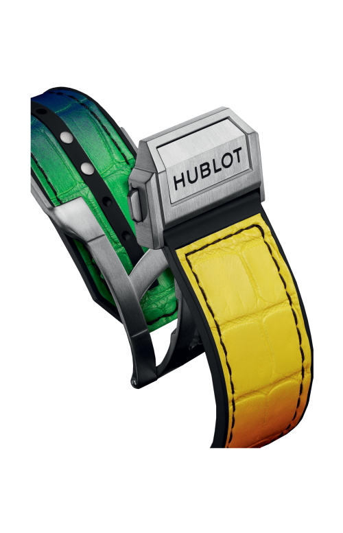 Accedi alla scheda di Hublot SQUARE BANG UNICO TITANIUM RAINBOW 42 MM - 821.NX.0117.LR.0999