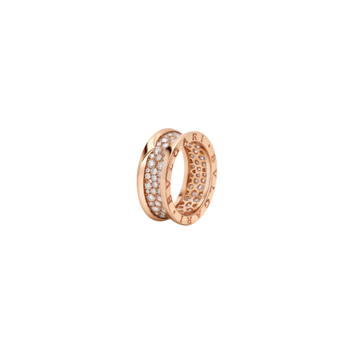 Accedi al prodotto correlato Bulgari ANELLO B.ZERO1 IN ORO ROSA CON PAV&Eacute; DI DIAMANTI LUNGO LA SPIRALE - AN860150