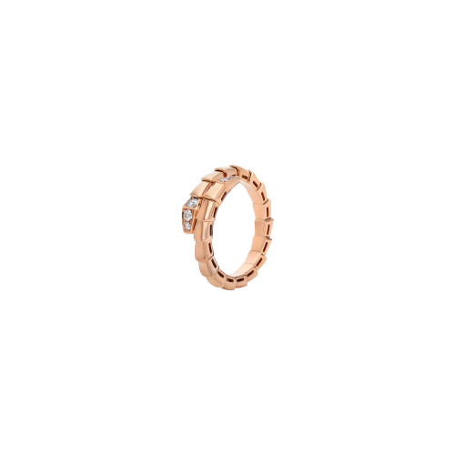 Accedi alla scheda di Bulgari ANELLO SERPENTI VIPER IN ORO ROSA CON DIAMANTI - AN859914