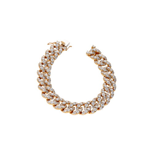 Accedi alla scheda di Bartorelli Italian Jewels BRACCIALE GROUMETTE IN ORO ROSA FULL PAV&Eacute; DI DIAMANTI - 117-B152