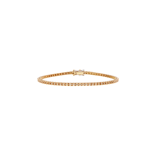 Accedi alla scheda di Bartorelli Italian Jewels BRACCIALE TENNIS IN ORO ROSA E DIAMANTI BROWN - 329-L1052-E