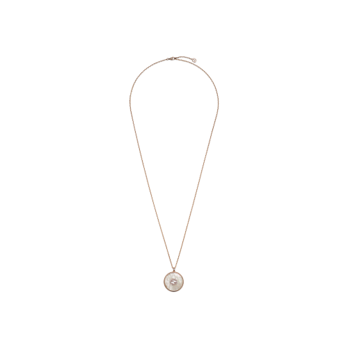 Accedi alla scheda di Gucci COLLANA A CATENA LUNGA INTERLOCKING IN ORO ROSA E DIAMANTI - YBB786777001