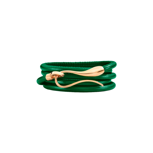 Accedi alla scheda di Dada Arrigoni BRACCIALE ELIKA IN PELLE VERDE CON CHIUSURA IN ORO ROSA - DEK04BRRRXV