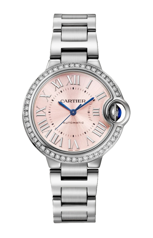Accedi alla scheda di Cartier BALLON BLEU DE CARTIER 33 MM, AUTOMATICO, ACCIAIO, DIAMANTI - W4BB0037
