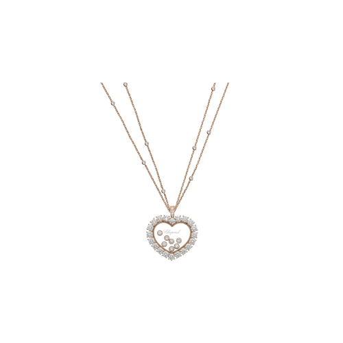 Accedi alla scheda di Chopard CHOPARD - COLLANA HAPPY DIAMONDS ORO ROSA, DIAMANTI - 79A049