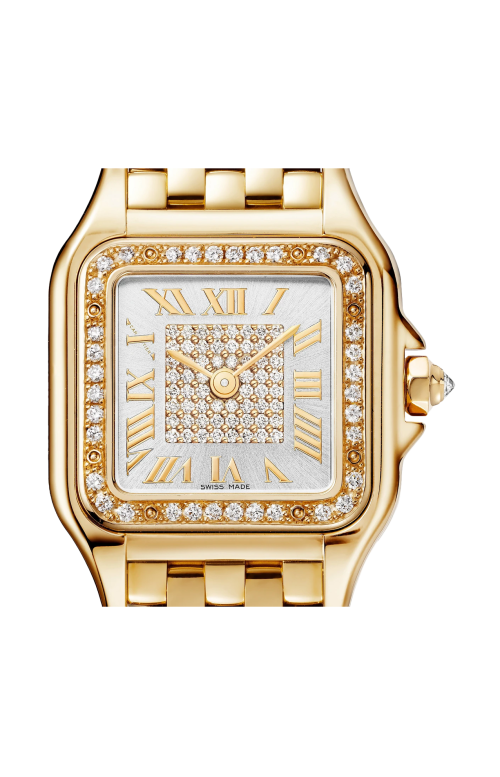Accedi alla scheda di Cartier PANTH&Egrave;RE DE CARTIER MODELLO PICCOLO, ORO GIALLO, DIAMANTI, QUARZO - WJPN0094