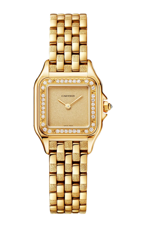 Accedi alla scheda di Cartier PANTH&Egrave;RE DE CARTIER MODELLO PICCOLO, ORO GIALLO, DIAMANTI, QUARZO - WJPN0057