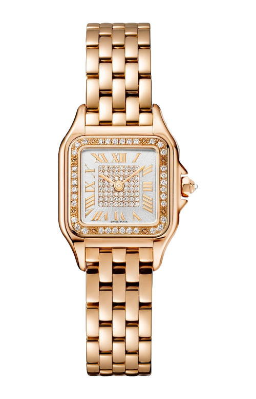 Accedi alla scheda di Cartier PANTH&Egrave;RE DE CARTIER MODELLO PICCOLO, ORO ROSA, DIAMANTI, QUARZO - WJPN0091