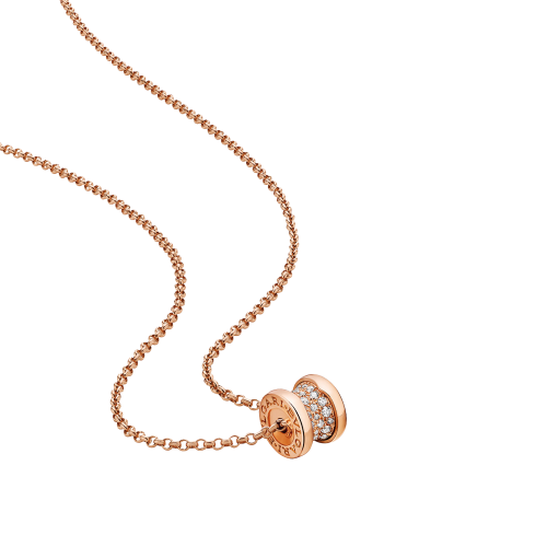 Accedi alla scheda di Bulgari COLLANA B.ZERO1 IN ORO ROSA CON PAVE' DI DIAMANTI - CL857518