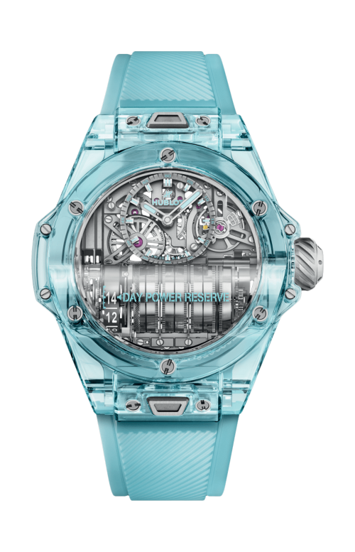 Accedi alla scheda di Hublot BIG BANG MP-11 POWER RESERVE 14 DAYS WATER BLUE SAPPHIRE 45 MM - LIMITED EDITION - 911.JL.0129.RX