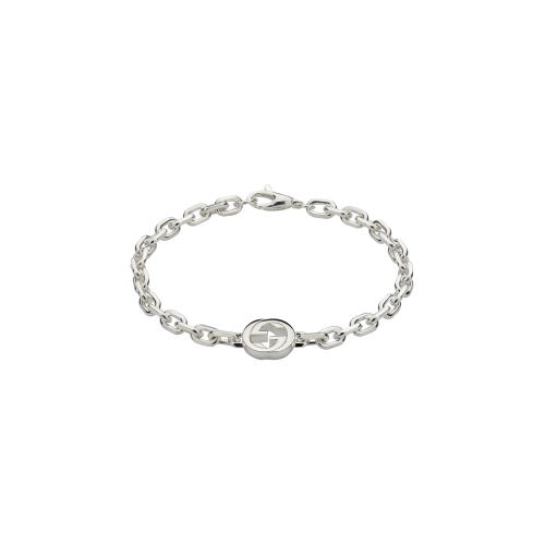 Accedi alla scheda di Gucci BRACCIALE GUCCI INTERLOCKING IN ARGENTO - YBA796351001