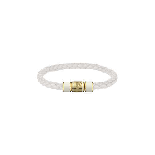 Accedi al prodotto correlato Chopard CHOPARD - BRACCIALE SIGNATURE, PELLE OFF WHITE, METALLO COLOR ORO ANTICO - 95016
