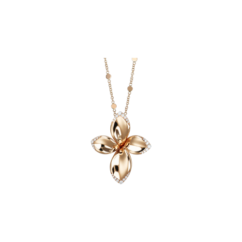 Accedi alla scheda di Pasquale Bruni COLLANA GIARDINI SEGRETI IN ORO ROSA E DIAMANTI - 16454R