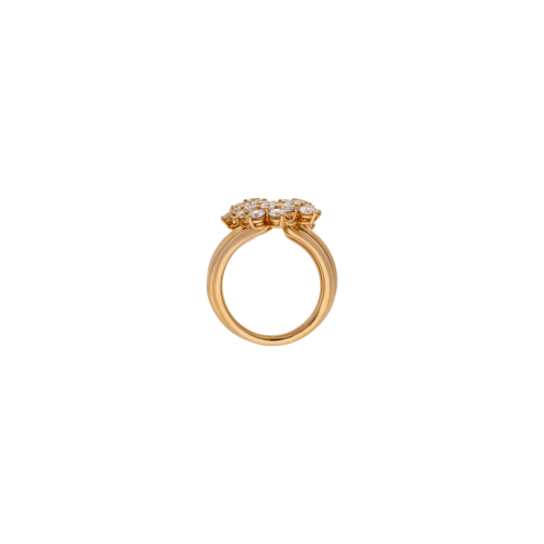 Accedi alla scheda di Bartorelli Italian Jewels ANELLO IN ORO ROSA CON FIORI IN PAV&Eacute; DI DIAMANTI - 1AN1790028/1