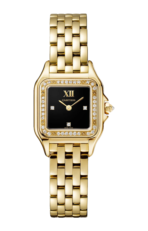 Accedi alla scheda di Cartier PANTH&Egrave;RE DE CARTIER, MODELLO PICCOLO, ORO GIALLO, DIAMANTI, QUARZO - WJPN0073