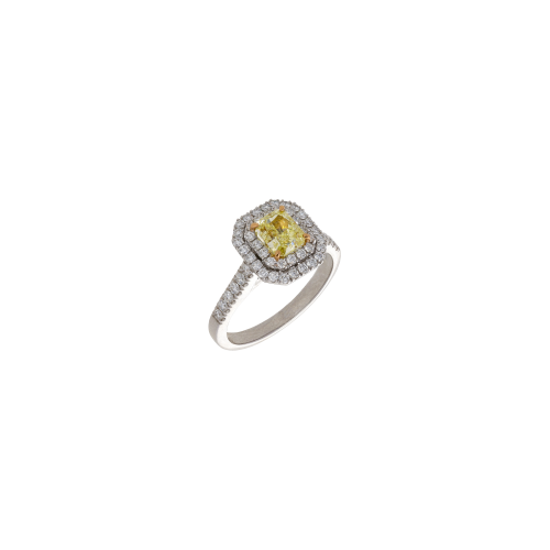 Accedi al prodotto correlato Bartorelli Italian Jewels ANELLO SOLITARIO IN ORO BIANCO CON DIAMANTE FANCY YELLOW E PAV&Eacute; DI DIAMANTI BIANCHI - 234-6830