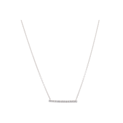Accedi alla scheda di Bartorelli Italian Jewels COLLANA GIROCOLLO IN ORO BIANCO CON BARRETTA DI DIAMANTI - BACO0059