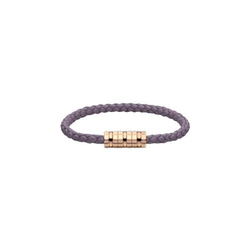 Accedi al prodotto correlato Chopard CHOPARD - BRACCIALE ICE CUBE, PELLE LIGHT PURPLE, METALLO TONALITA' ORO ROSA - 95016