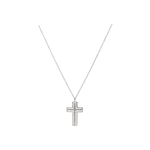 Accedi alla scheda di Bartorelli Italian Jewels CATENA IN ORO BIANCO CON CROCE DI DIAMANTI - BACO0061