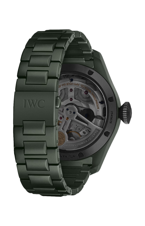 Accedi alla scheda di Iwc Schaffhausen BIG PILOT&rsquo;S WATCH PERPETUAL CALENDAR TOP GUN WOODLAND - IW503101