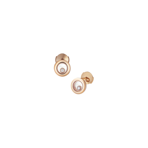 Accedi alla scheda di Chopard CHOPARD - ORECCHINI HAPPY DIAMONDS ICONS, ORO ROSA ETICO, DIAMANTI - 83A017