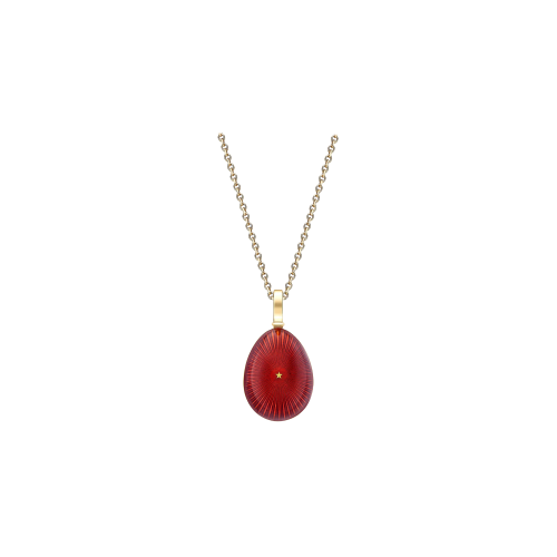 Accedi alla scheda di Faberg&eacute; OVETTO FABERG&Eacute; STARBURST IN ORO GIALLO E SMALTO ROSSO CON GUILLOCH&Eacute; A STELLA - 2446FP3823