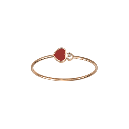 Accedi alla scheda di Chopard CHOPARD - BRACCIALE GIUNCO HAPPY HEARTS, ORO ROSA ETICO, DIAMANTE, CORNIOLA - 857482
