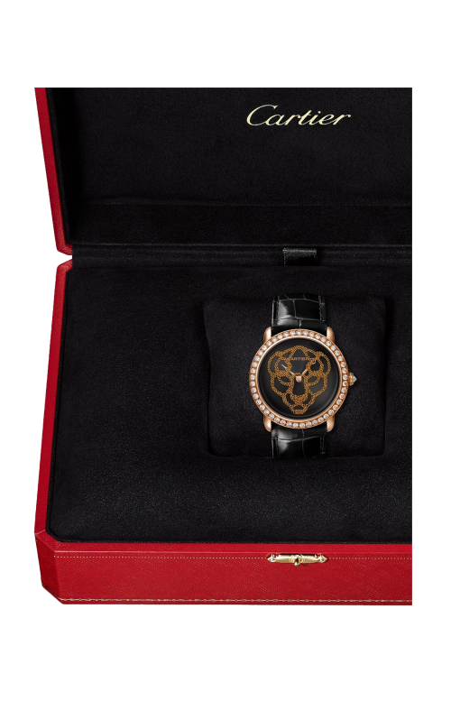 Accedi alla scheda di Cartier R&Eacute;V&Eacute;LATION D&rsquo;UNE PANTH&Egrave;RE 37 MM, MANUALE, ORO ROSA, DIAMANTI - HPI01259