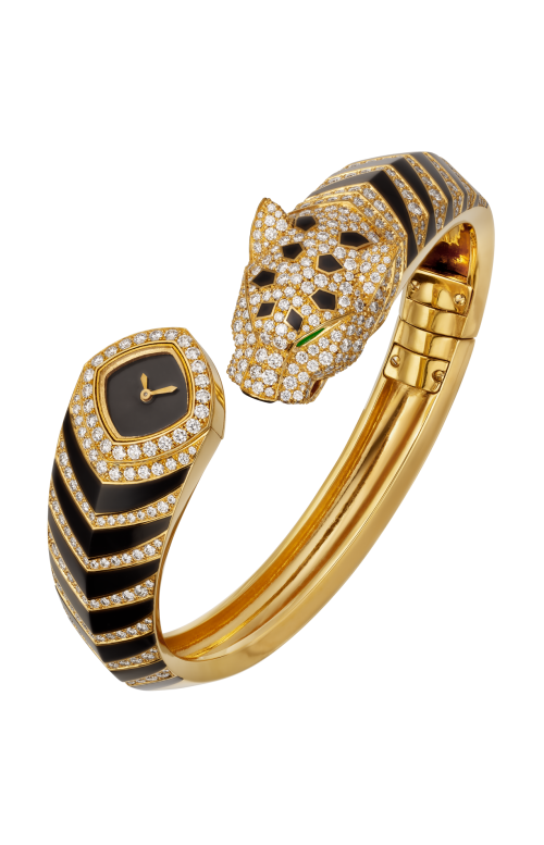 Accedi alla scheda di Cartier LA PANTH&Egrave;RE DE CARTIER, MISURA 18, ORO GIALLO, DIAMANTI, SMERALDO, QUARZO - HPI01748