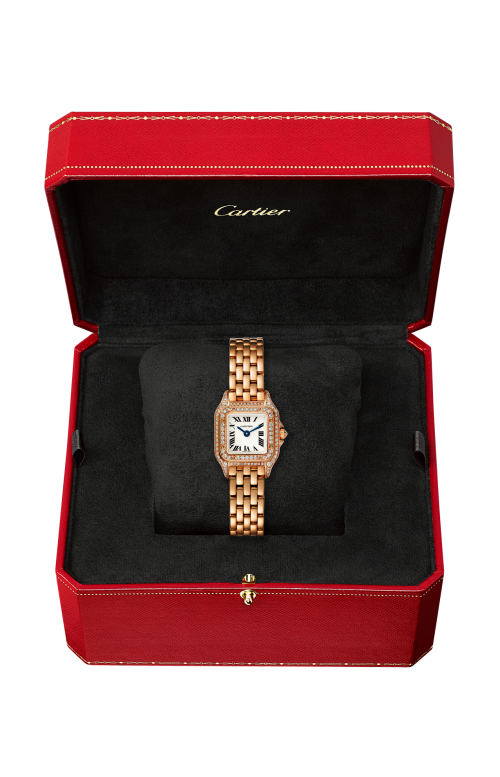 Accedi alla scheda di Cartier PANTH&Egrave;RE DE CARTIER, MODELLO MINI, ORO ROSA, DIAMANTI, QUARZO - WJPN0068