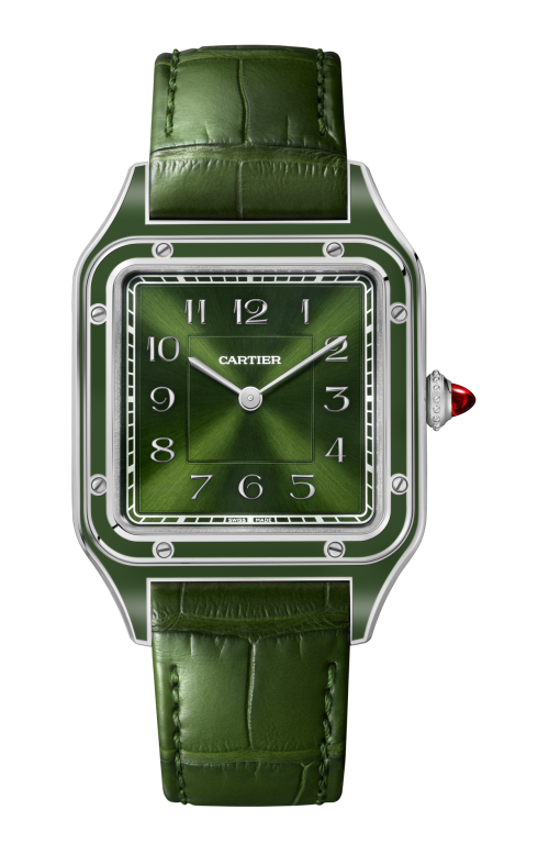 Accedi alla scheda di Cartier SANTOS-DUMONT, MODELLO GRANDE, PLATINO, MANUALE - LIMITED EDITION - WGSA0096