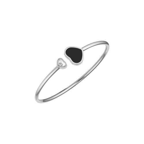 Accedi alla scheda di Chopard CHOPARD - BRACCIALE GIUNCO HAPPY HEARTS, ORO BIANCO ETICO, DIAMANTE, ONICE - 857482