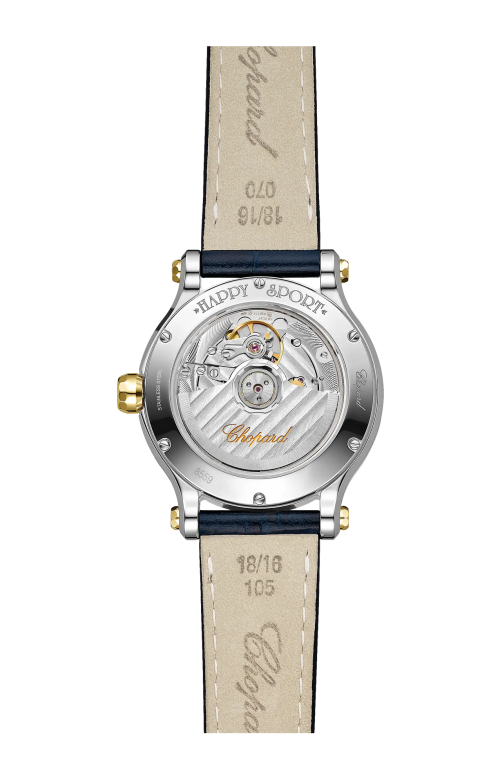 Accedi alla scheda di Chopard HAPPY SPORT 36 MM, ORO GIALLO ETICO, LUCENT STEEL&trade;, DIAMANTI - 278559
