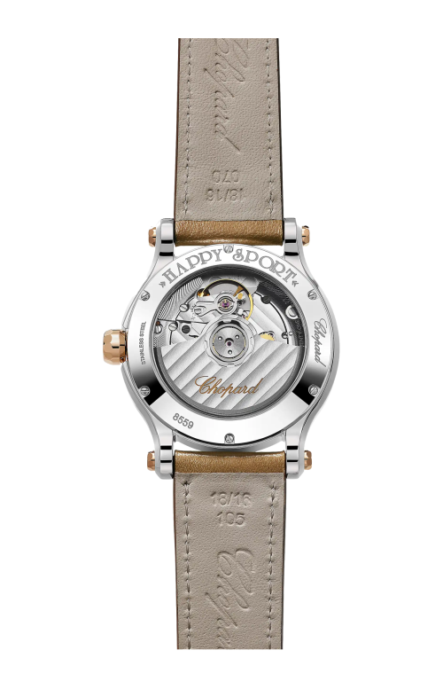 Accedi alla scheda di Chopard HAPPY SPORT 36 MM, ORO ROSA ETICO, LUCENT STEEL&trade;, DIAMANTI - 278559