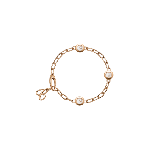 Accedi alla scheda di Chopard CHOPARD - BRACCIALE HAPPY DIAMONDS ICONS, ORO ROSA ETICO, DIAMANTI - 85A117