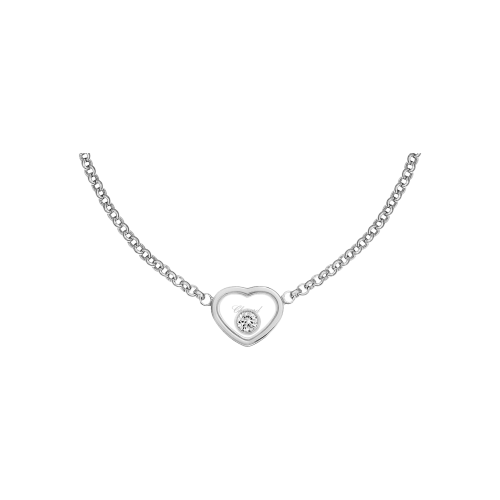 Accedi alla scheda di Chopard CHOPARD - COLLANA MY HAPPY HEARTS, ORO BIANCO ETICO, DIAMANTE - 81A086