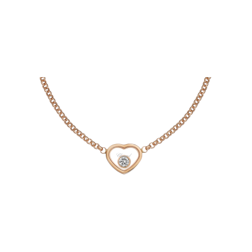 Accedi alla scheda di Chopard CHOPARD - COLLANA MY HAPPY HEARTS, ORO ROSA ETICO, DIAMANTE - 81A086