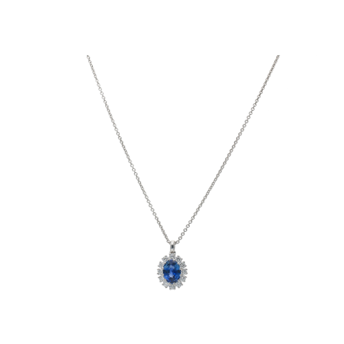 Accedi al prodotto correlato Bartorelli Italian Jewels COLLANA IN ORO BIANCO CON ZAFFIRO BLU E DIAMANTI BIANCHI - 234-4138-A