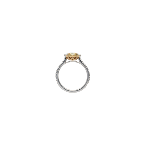 Accedi alla scheda di Bartorelli Italian Jewels ANELLO IN ORO BIANCO CON DIAMANTE CENTRALE FANCY YELLOW CERTIFICATO, DIAMANTI LATERALI E SUL GAMBO - 326-000-4935