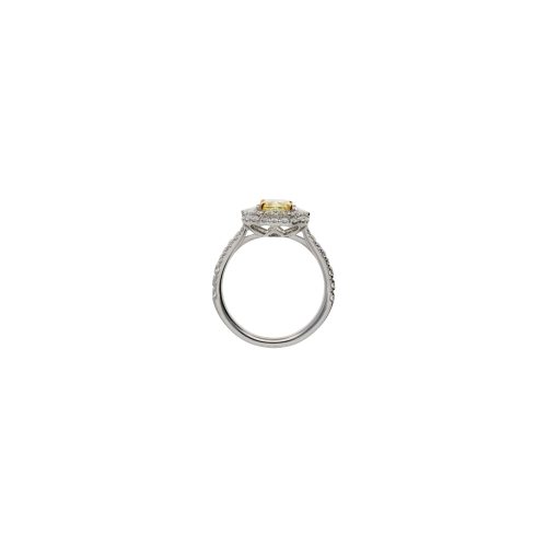 Accedi al prodotto correlato Bartorelli Italian Jewels ANELLO IN ORO BIANCO 18 CARATI CON DIAMANTE CENTRALE CERTIFICATO GIA FANCY YELLOW, DIAMANTI LATERALI, DOPPIO CONTORNO E DIAMANTI SUL GAMBO DEMI-PAV&Eacute; - 000-4982NS