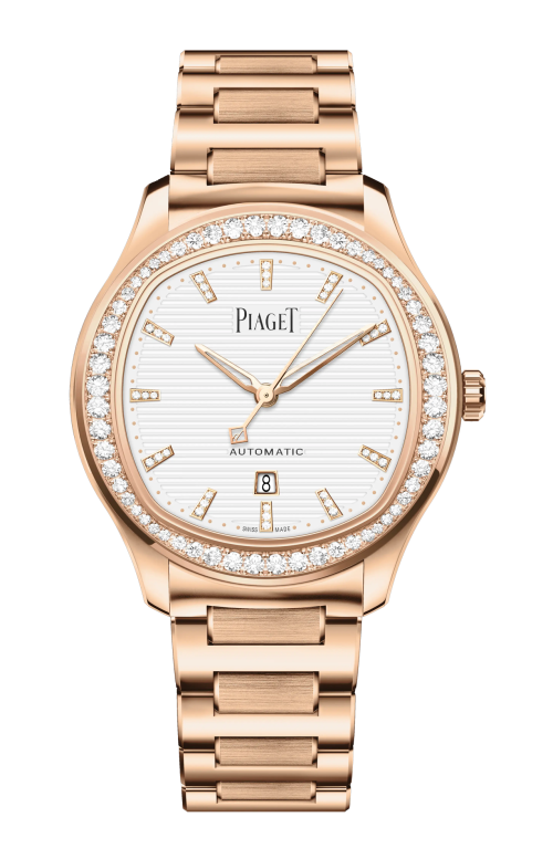 Accedi alla scheda di Piaget PIAGET POLO DATE AUTOMATICO ORO ROSA DIAMANTI - G0A46020