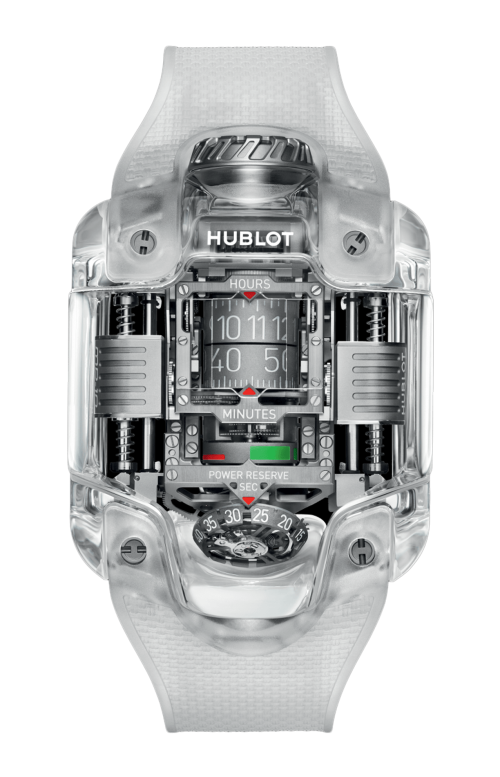 Accedi alla scheda di Hublot EXCEPTIONAL TIMEPIECES MP-10 TOURBILLON WEIGHT ENERGY SYSTEM SAPPHIRE 54,1 X 41,5 MM - LIMITED EDITION - 910.JX.0001.RT