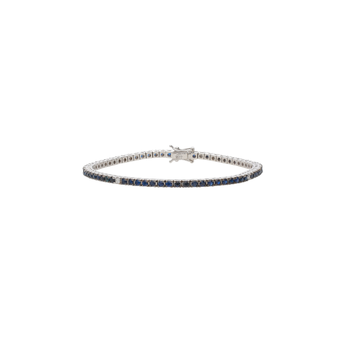 Accedi alla scheda di Bartorelli Italian Jewels BRACCIALE TENNIS IN ORO BIANCO CON ZAFFIRI BLU E DIAMANTI BIANCHI - M.TBRZAFDIA2.00OB