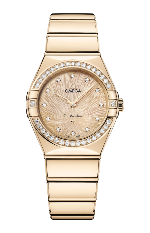 Accedi alla scheda di Omega CONSTELLATION 28 MM, ORO MOONSHINE&trade; SU ORO MOONSHINE&trade; - 131.55.28.60.58.001