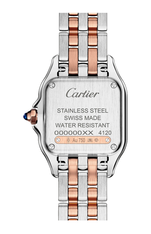 Accedi alla scheda di Cartier PANTH&Egrave;RE DE CARTIER MODELLO PICCOLO, ORO ROSA, ACCIAIO E DIAMANTI, QUARZO - W3PN0014