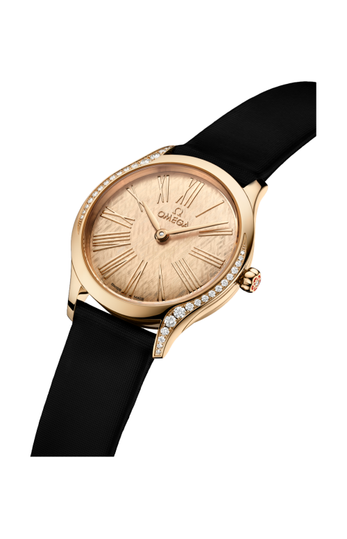 Accedi alla scheda di Omega DE VILLE MINI TR&Eacute;SOR 26 MM, ORO MOONSHINE&trade; SU TESSUTO - 428.57.26.60.99.001