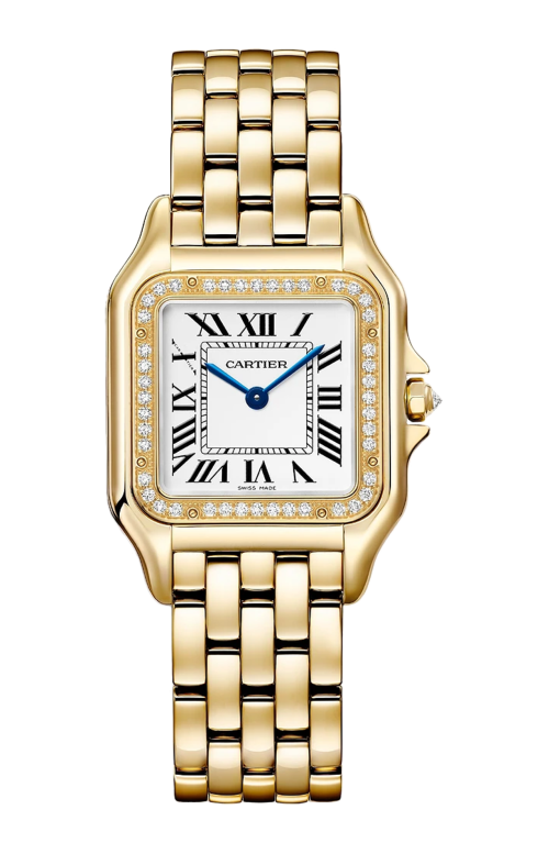 Accedi alla scheda di Cartier PANTH&Egrave;RE DE CARTIER MODELLO MEDIO, ORO GIALLO E DIAMANTI, QUARZO - WJPN0085
