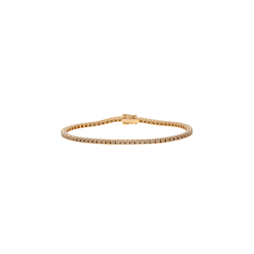 Accedi alla scheda di Bartorelli Italian Jewels BRACCIALE TENNIS IN ORO ROSA E DIAMANTI BROWN - 417-Q225