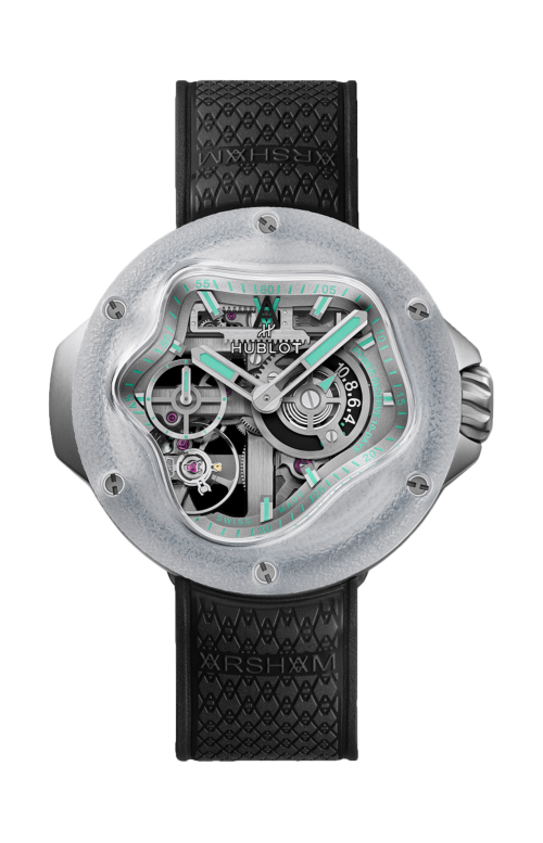 Accedi alla scheda di Hublot EXCEPTIONAL TIMEPIECES MP-17 MECA-10 ARSHAM SPLASH TITANIUM SAPPHIRE 42 MM - LIMITED EDITION - 917.NJ.6909.RX