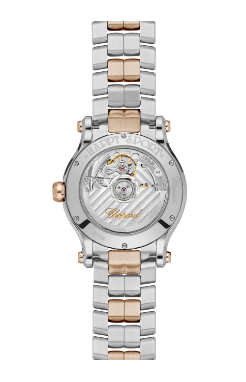 Accedi alla scheda di Chopard HAPPY SPORT 36 MM, AUTOMATICO, ORO ROSA ETICO, LUCENT STEEL&trade;, DIAMANTI - 278559